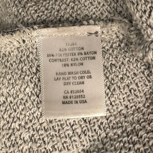 Anthropologie Dolan Fiona Dark Grey Black‎ Lace Hem Tunic Dress Medium - Picture 10 of 11